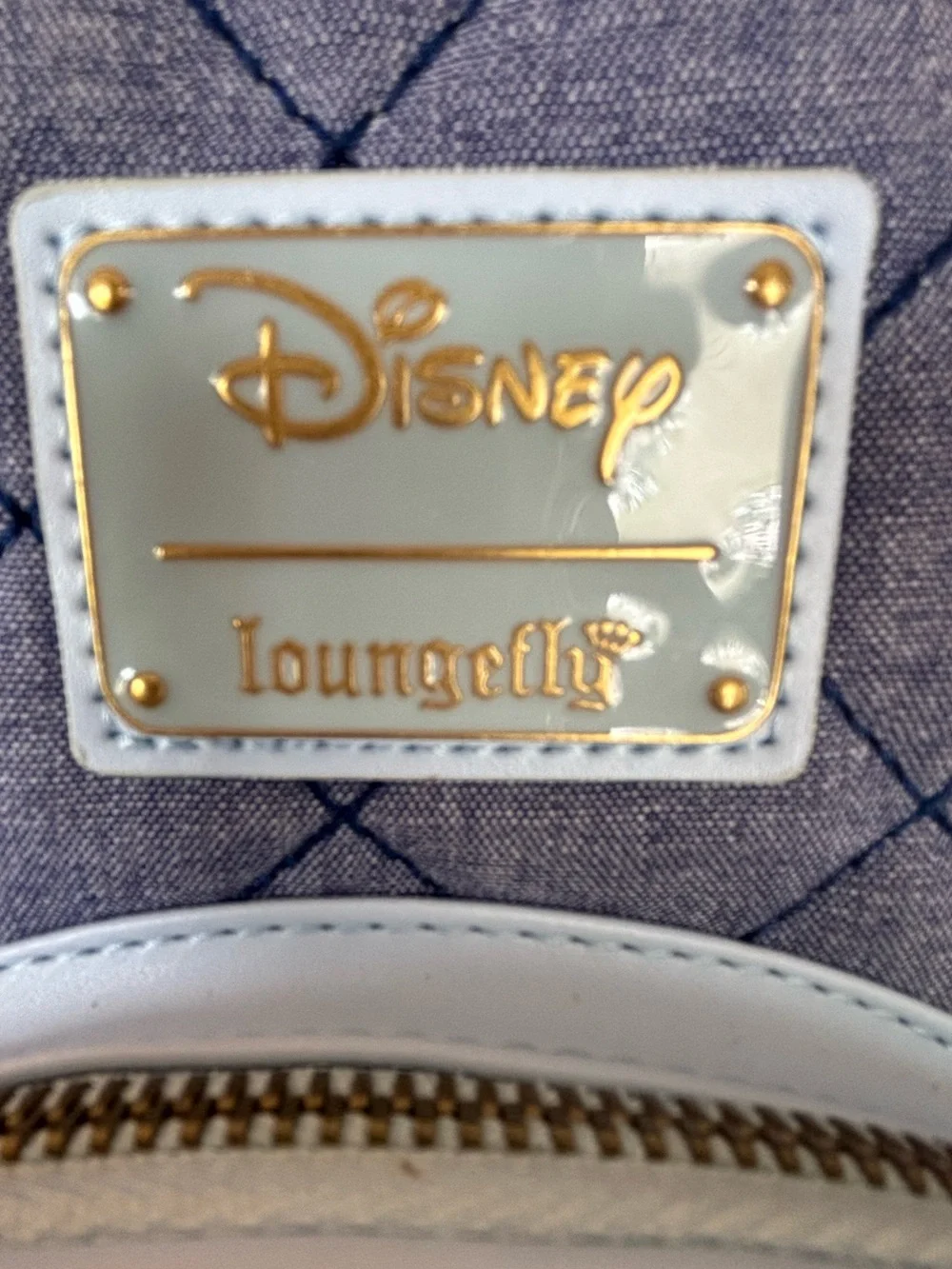Loungefly Quilted Purple and Pastel Winnie the Pooh Mini Backpack